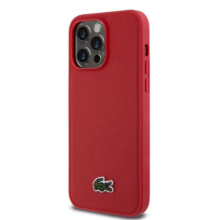 iPhone 14 Pro Max PU Pike Desenli Kılıf - Lacoste Lisanslı