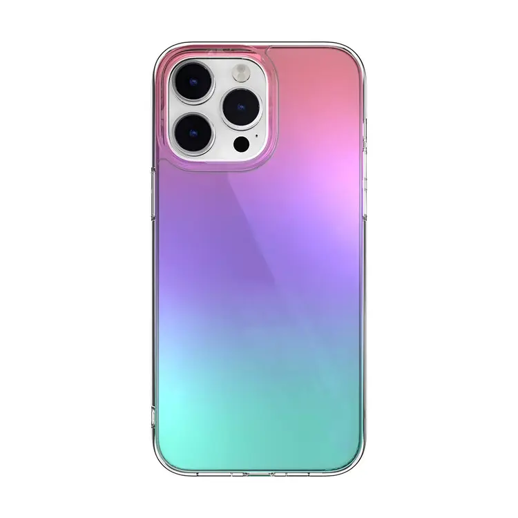 iPhone 14 Pro Max Şeffaf Renk Geçişli Kılıf - Switcheasy Crush Plus
