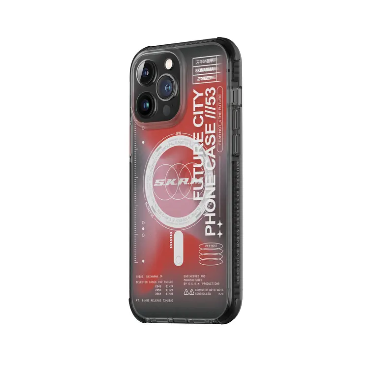 iPhone 14 Pro Max MagSafe Uyumlu Şeffaf Kılıf - Skinarma Shorai