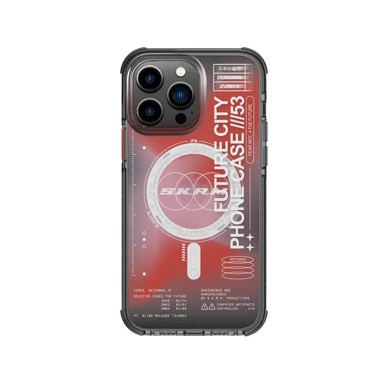 iPhone 14 Pro Max MagSafe Uyumlu Şeffaf Kılıf - Skinarma Shorai