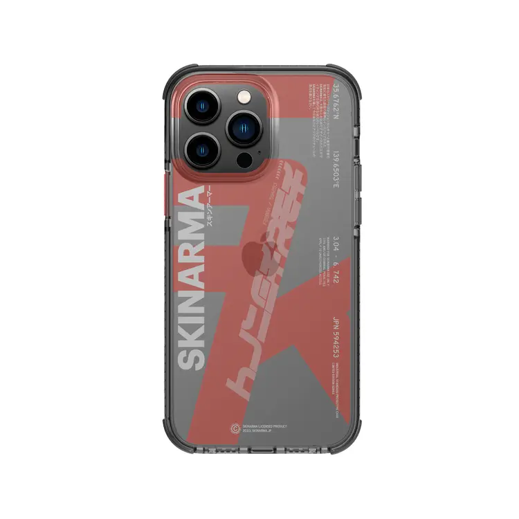 iPhone 14 Pro Max Şeffaf Airbag Tasarımlı Kılıf - Skinarma Raku