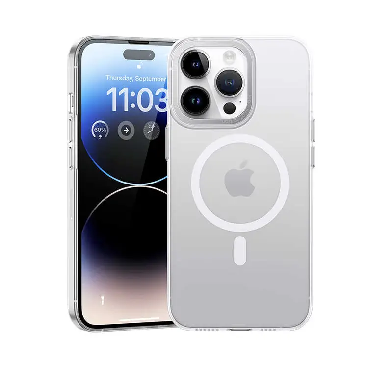 iPhone 14 Pro Max MagSafe Uyumlu Mat Kılıf - Benks Magnetic Haze