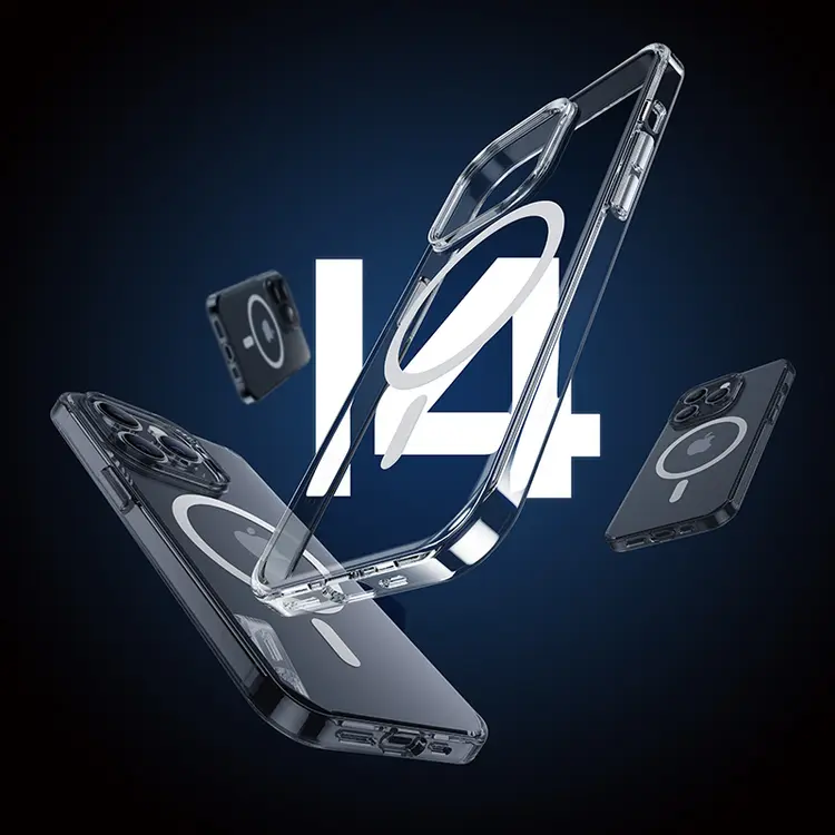 iPhone 14 Pro Max MagSafe Uyumlu Şeffaf Kılıf - Benks Crystal PC