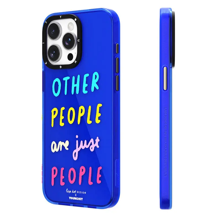 iPhone 14 Pro Max Yazı Desenli Kılıf - Youngkit Mindfulness