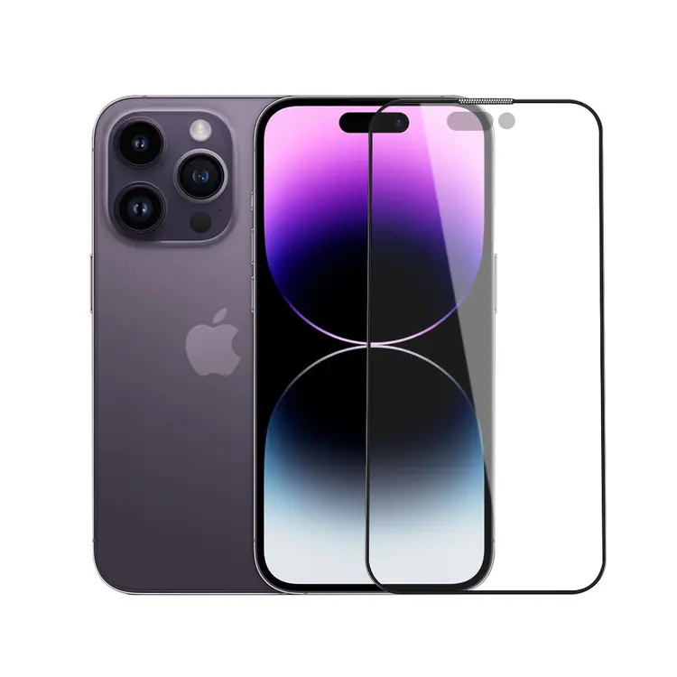 iPhone 14 Pro Mat Temperli Cam Ekran Koruyucu - Wiwu iVista