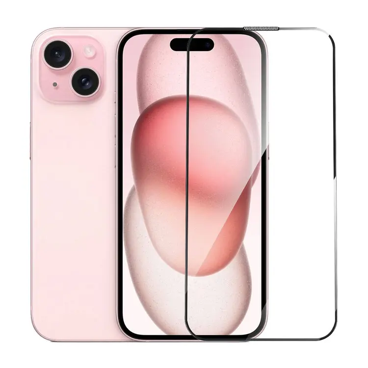 iPhone 15 Temperli Cam Ekran Koruyucu 10'lu Paket - Wiwu GT-008