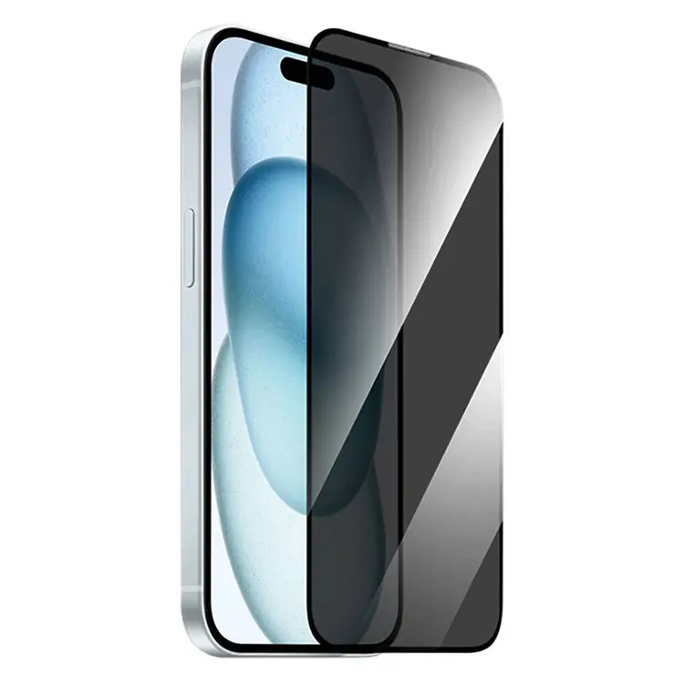 iPhone 15 Wiwu GT-011 Temperli Privacy Cam Ekran Koruyucu