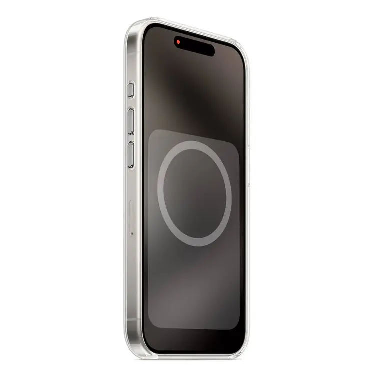 Apple iPhone 15 Kılıf Wiwu BC-022 M-safe Şarj Özellikli Şeffaf Transparan Kapak