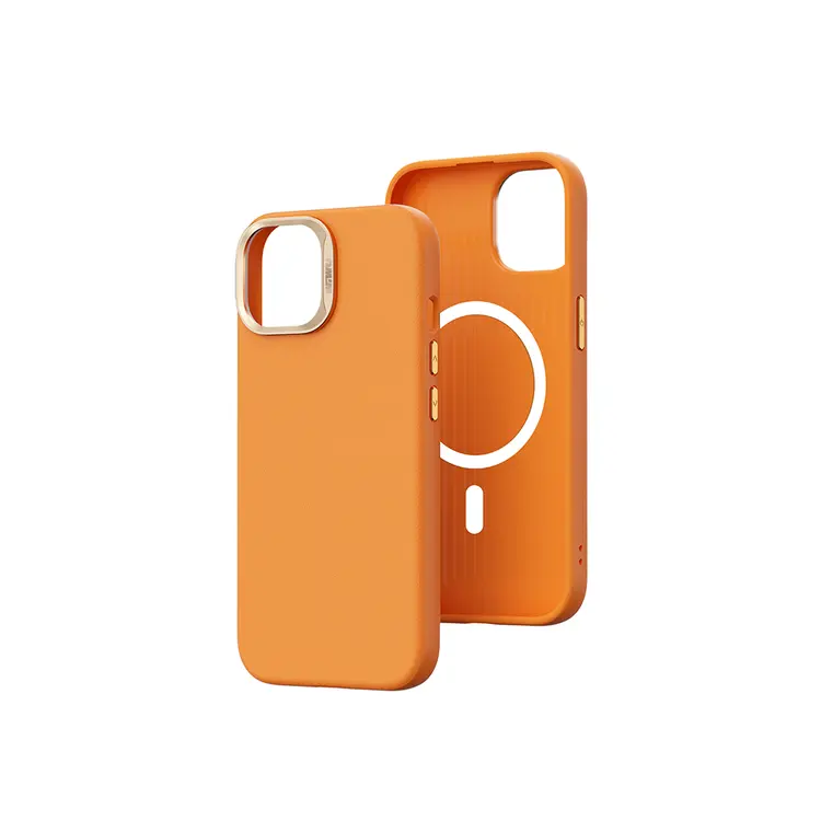 iPhone 15 MagSafe Uyumlu Vegan Deri Kılıf - Wiwu SP-019
