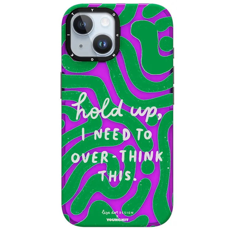 iPhone 15 Yazı Desenli Kılıf - Youngkit Mindfulness Serisi