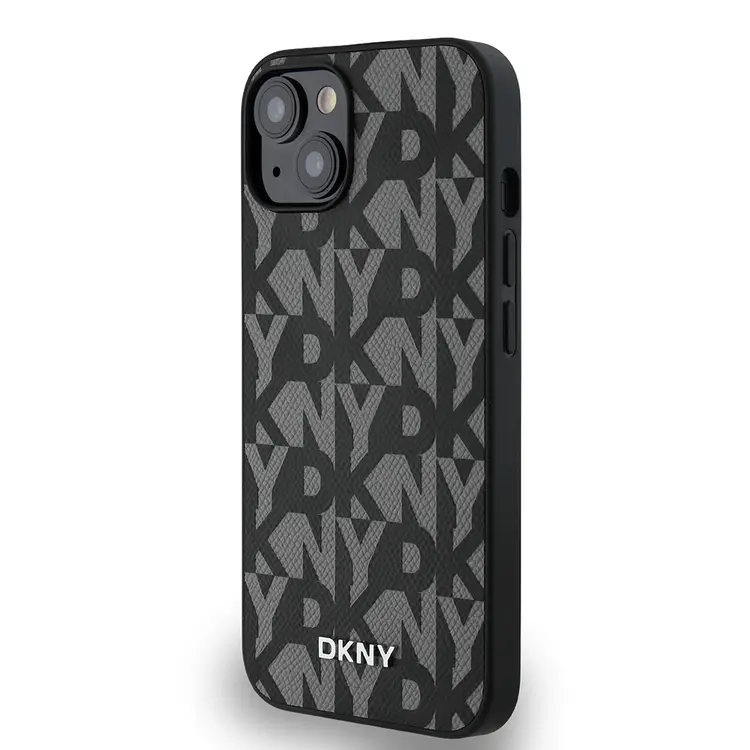 iPhone 15 MagSafe Uyumlu 3D Grid Desenli Kılıf - DKNY Lisanslı
