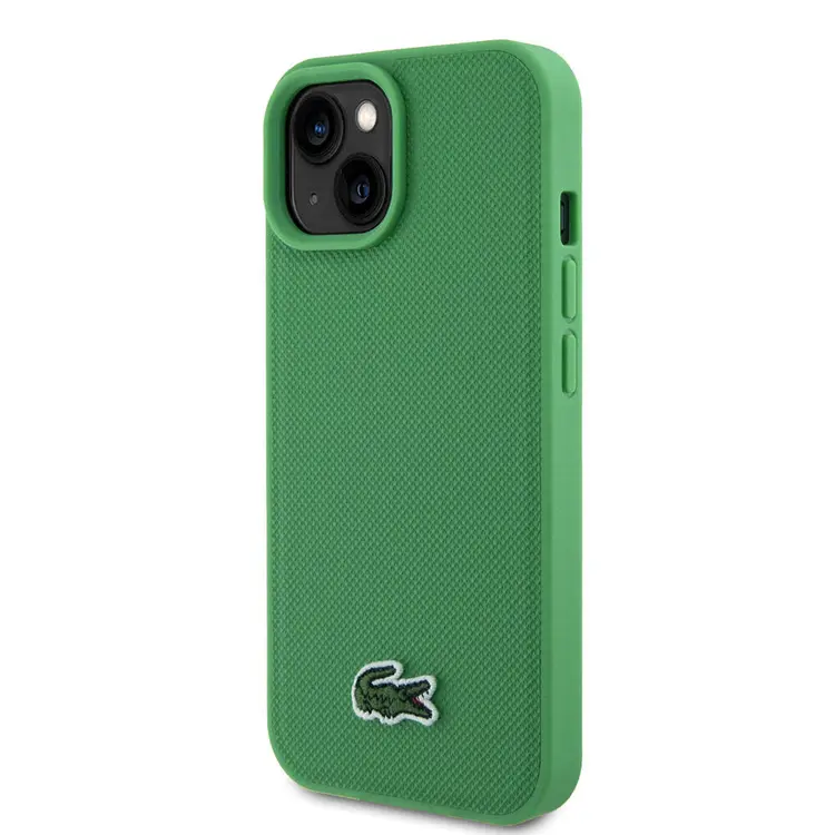iPhone 15 PU Pike Desenli Lisanslı Kılıf - Lacoste