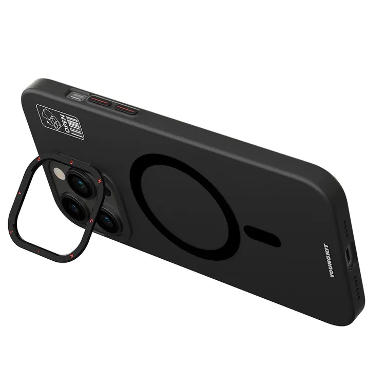 iPhone 15 MagSafe Uyumlu Standlı Kılıf - YoungKit Hermit Bracket
