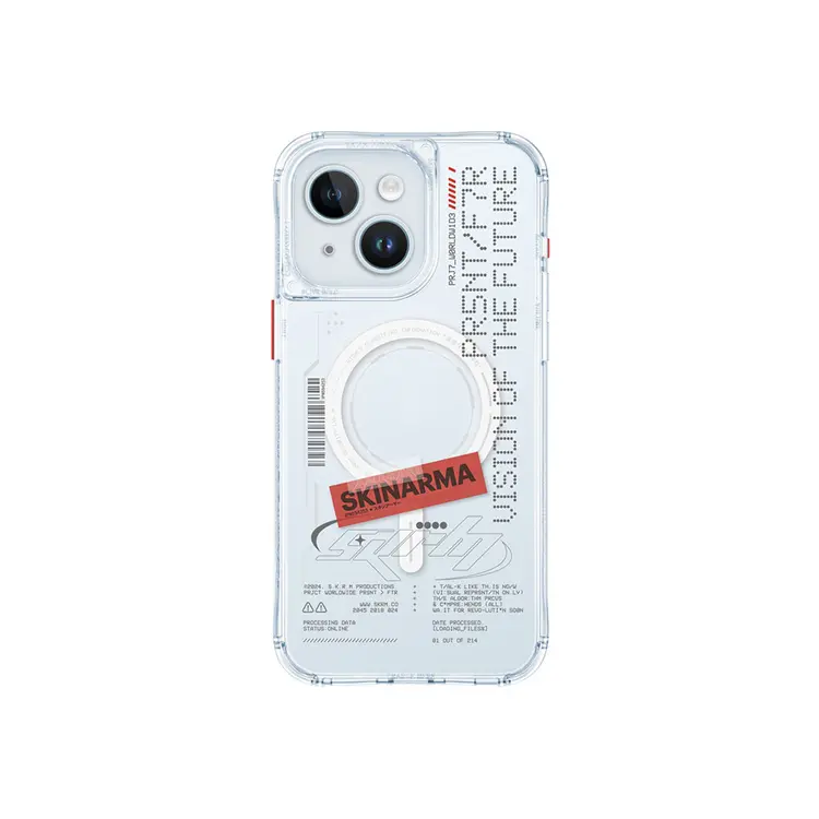 iPhone 15 MagSafe Uyumlu Şeffaf Kılıf - Skinarma Orion