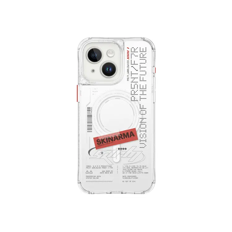iPhone 15 MagSafe Uyumlu Şeffaf Kılıf - Skinarma Orion