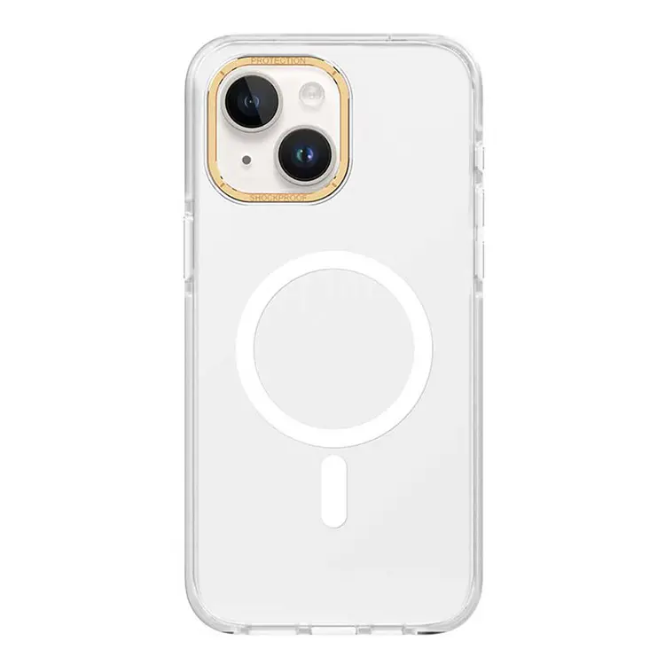 iPhone 15 Plus MagSafe Uyumlu Cam Arka Yüzeyli Kılıf - Recci Michelin