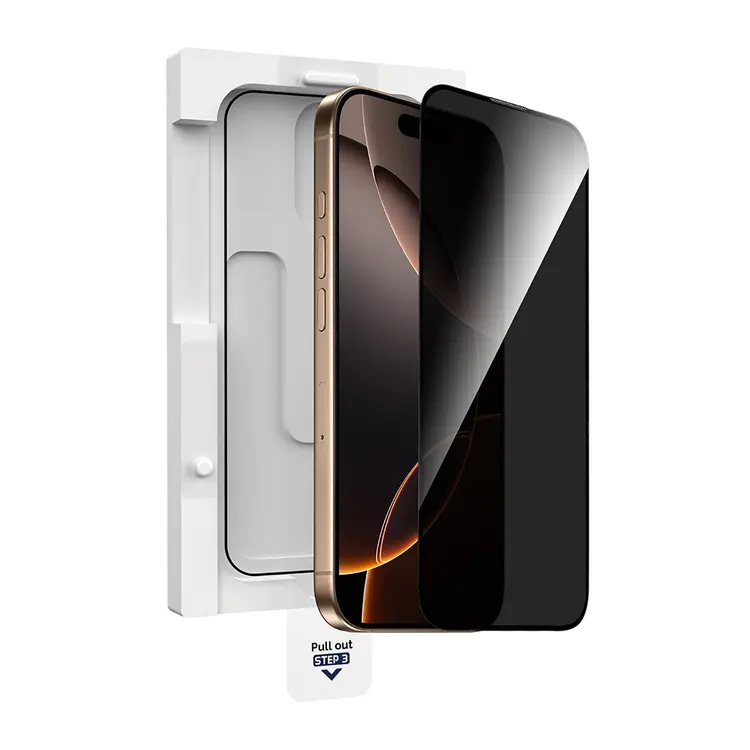 iPhone 15 Plus Privacy Ekran Koruyucu Film - Wiwu GT-021 Titan Guard