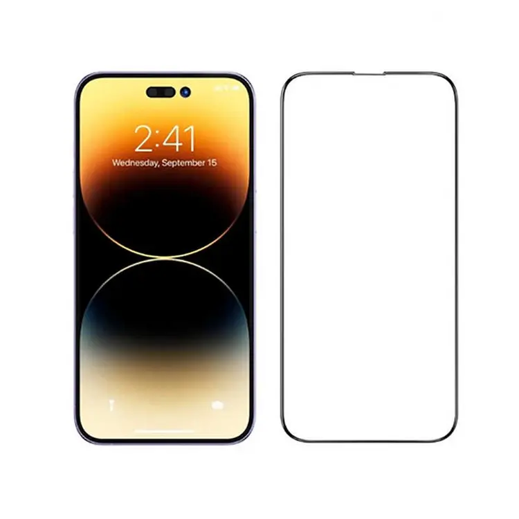 iPhone 15 Seramik Ekran Koruyucu, 3D Kavisli ve Esnek - Davin