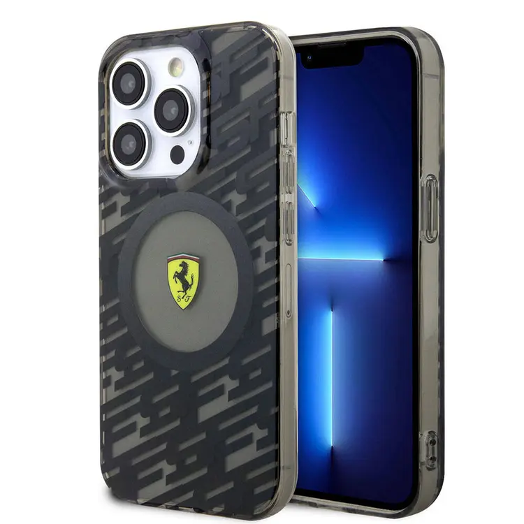 iPhone 15 Pro MagSafe Uyumlu Lisanslı Kılıf - Ferrari Multi SF