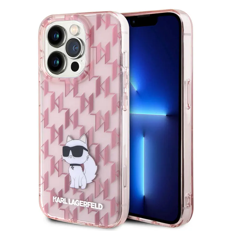iPhone 15 Pro Kılıf, IML C Monogram Desenli - Karl Lagerfeld