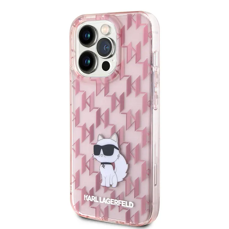 iPhone 15 Pro Kılıf, IML C Monogram Desenli - Karl Lagerfeld