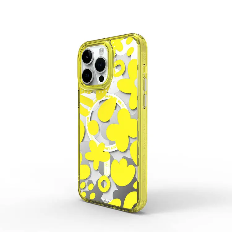 iPhone 15 Pro MagSafe Uyumlu Desenli Kılıf - Wiwu Fluorescent G Serisi