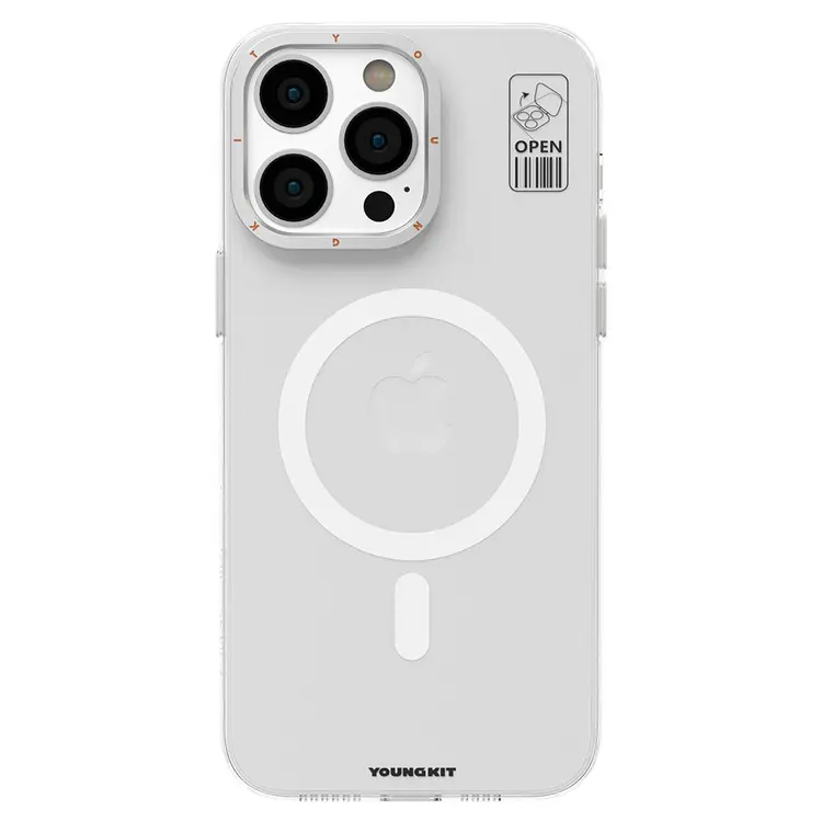 iPhone 15 Pro MagSafe Uyumlu Standlı Kılıf - YoungKit Hermit Bracket