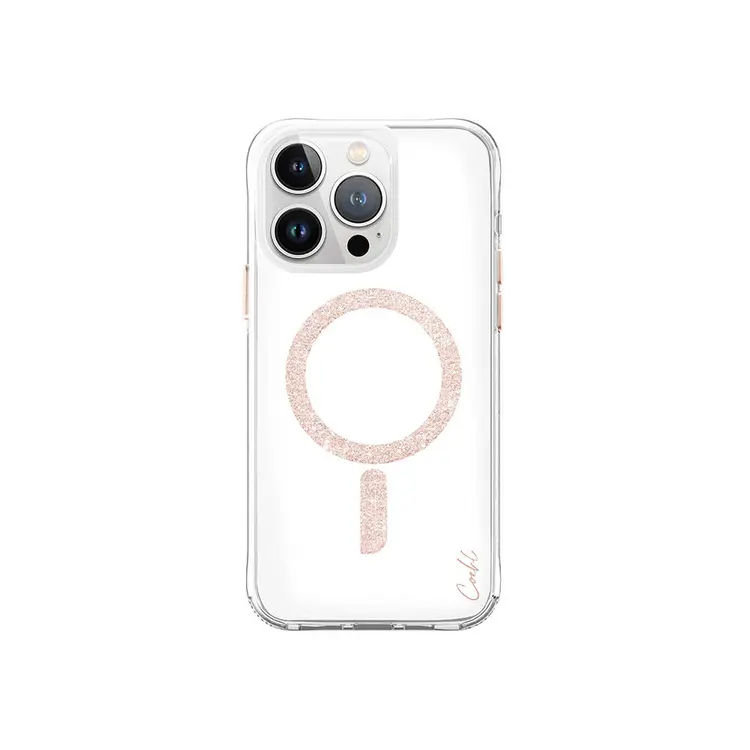 iPhone 15 Pro MagSafe Uyumlu Simli Kılıf - Coehl Glace