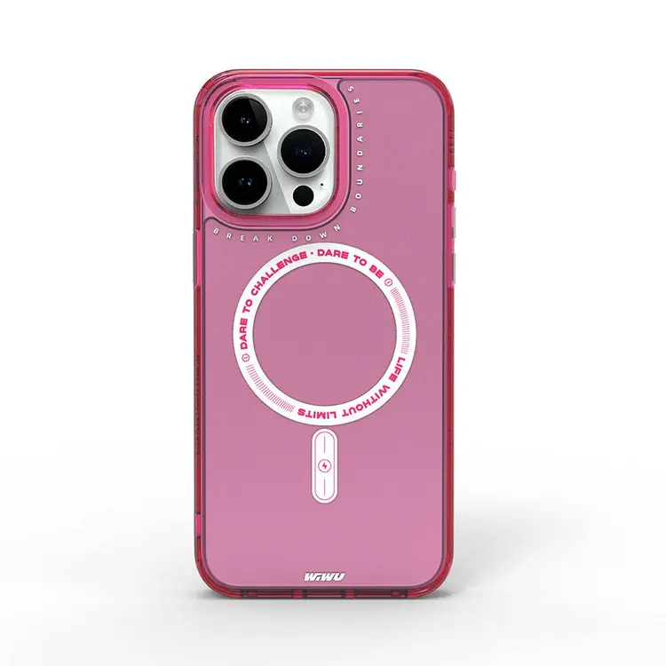 Apple iPhone 15 Pro Kılıf M-safe Şarj Özellikli Wiwu Basic Color J Serisi Kapak
