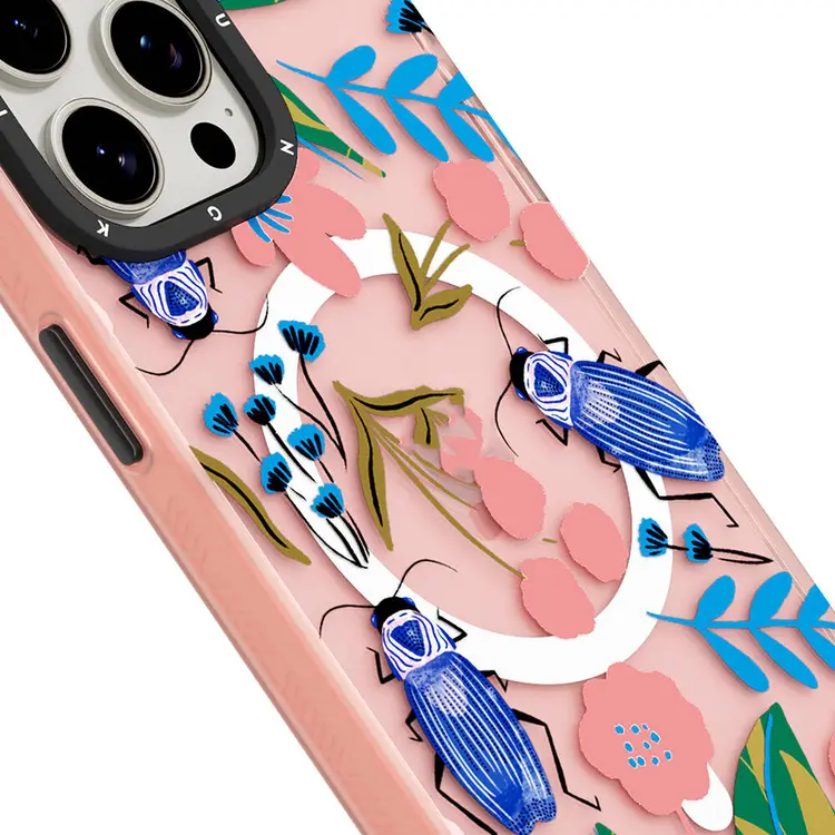 Apple iPhone 15 Pro Kılıf M-safe Şarj Özellikli YoungKit Huagu Serisi Kapak