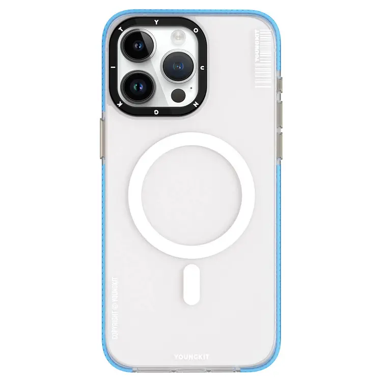 iPhone 15 Pro MagSafe Uyumlu Şeffaf Kılıf - Youngkit Jiansha