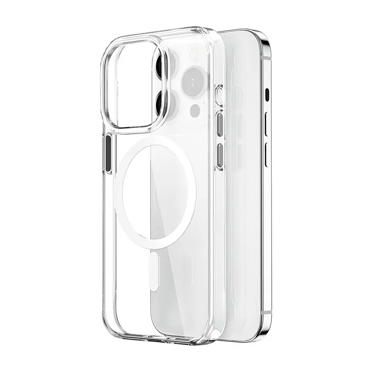 iPhone 15 Pro MagSafe Uyumlu Şeffaf Kılıf - Wiwu ZYS-013
