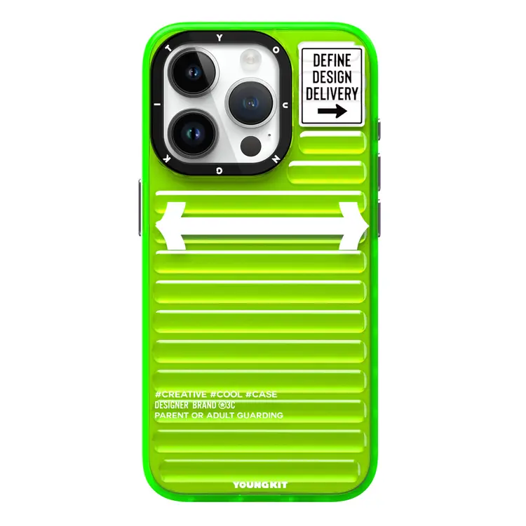iPhone 15 Pro Kılıf YoungKit Luggage FireFly Serisi