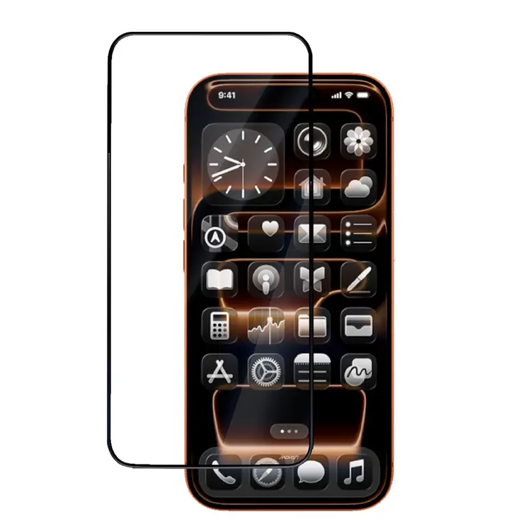 Apple iPhone 15 Pro Max Mohseven M6 HD Temperli Cam Ekran Koruyucu + Kolay Uygulama Aparatı