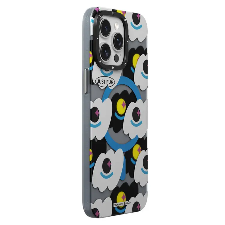 iPhone 15 Pro Max MagSafe Uyumlu Kılıf - Youngkit Happy View