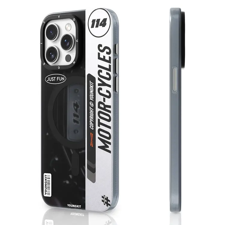 iPhone 15 Pro Max MagSafe Uyumlu Kılıf - Youngkit Motorcycle Legend