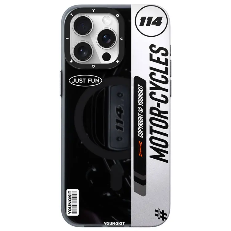 iPhone 15 Pro Max MagSafe Uyumlu Kılıf - Youngkit Motorcycle Legend