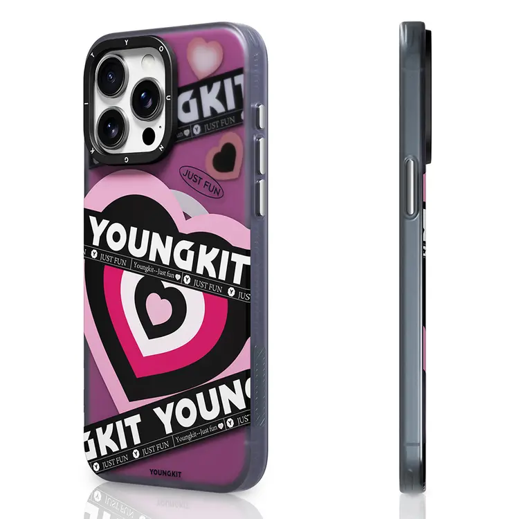 iPhone 15 Pro Max MagSafe Uyumlu Çift Katmanlı Kılıf - Youngkit Flipped