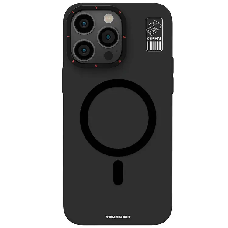 iPhone 15 Pro Max MagSafe Uyumlu Standlı Kılıf - YoungKit Hermit Bracket