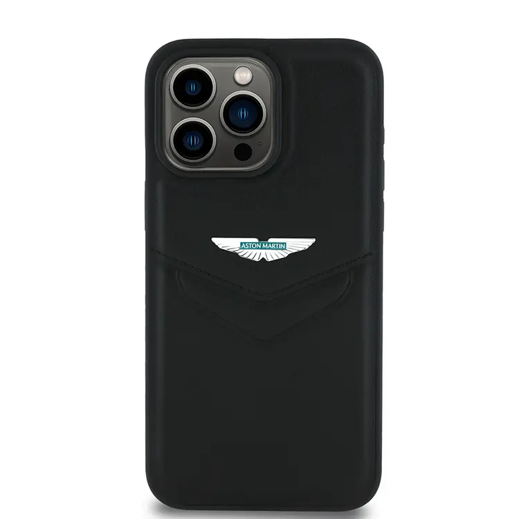 iPhone 15 Pro Max Aston Martin Lisanslı PU Deri Kılıf - Victory
