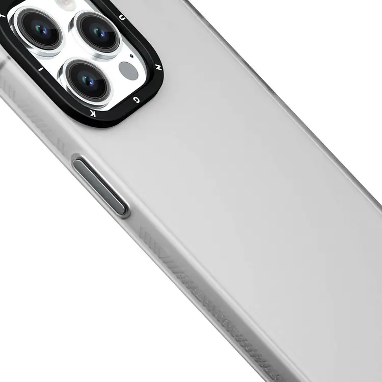 iPhone 15 Pro Max Şeffaf Buzlu Mat Kılıf - Youngkit Hidden Sand