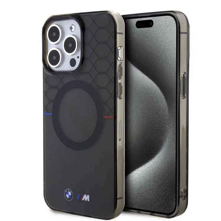 iPhone 15 Pro Max MagSafe Uyumlu Şeffaf Kılıf - BMW M Dizayn