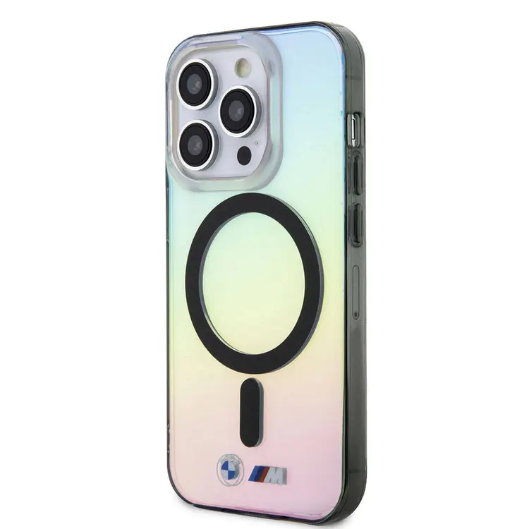 iPhone 15 Pro Max MagSafe Uyumlu Şeffaf Kılıf - BMW Iridescent