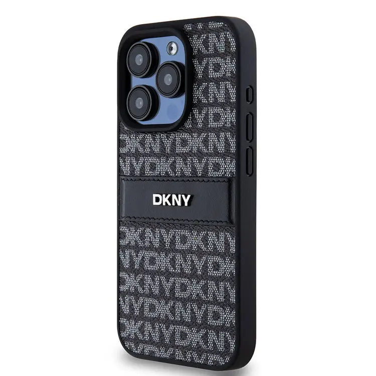 iPhone 15 Pro Max Kılıf, 3D Yazılı Desenli - DKNY Lisanslı