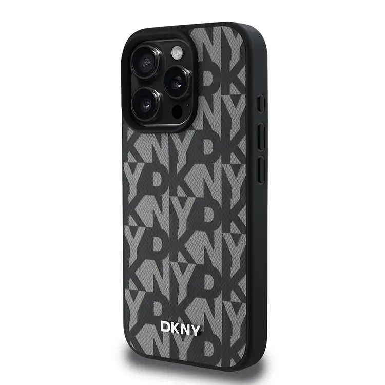 iPhone 15 Pro Max MagSafe Uyumlu 3D Grid Desenli Kılıf - DKNY