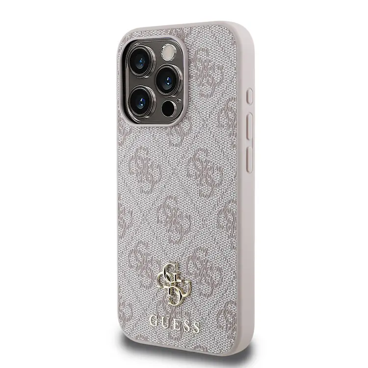 iPhone 15 Pro Max MagSafe Uyumlu Kılıf - Guess Small 4G Classic