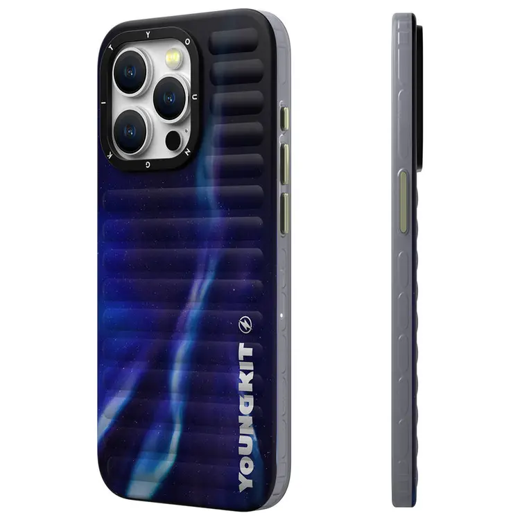 iPhone 15 Pro Max Kuzey Işıkları Desenli Kılıf - Youngkit Aurora