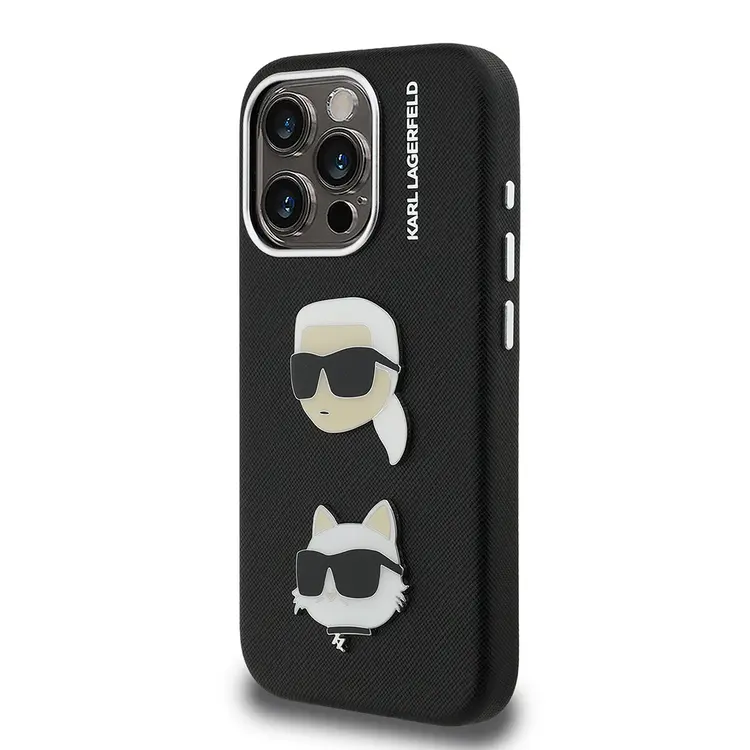iPhone 15 Pro Max Kılıf, Karl Lagerfeld K&C Heads Pin Kapak
