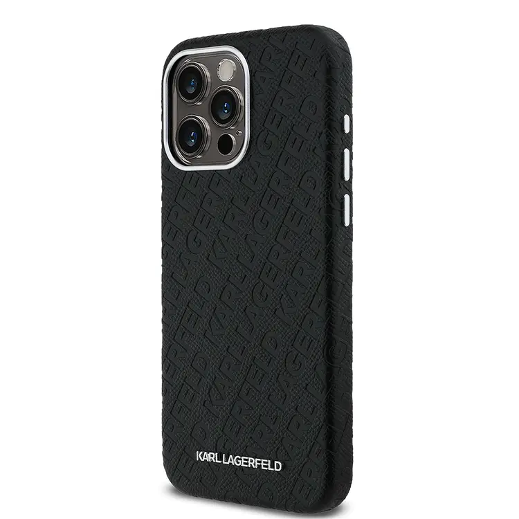 iPhone 15 Pro Max PU Deri Kılıf, Lisanslı - Karl Lagerfeld