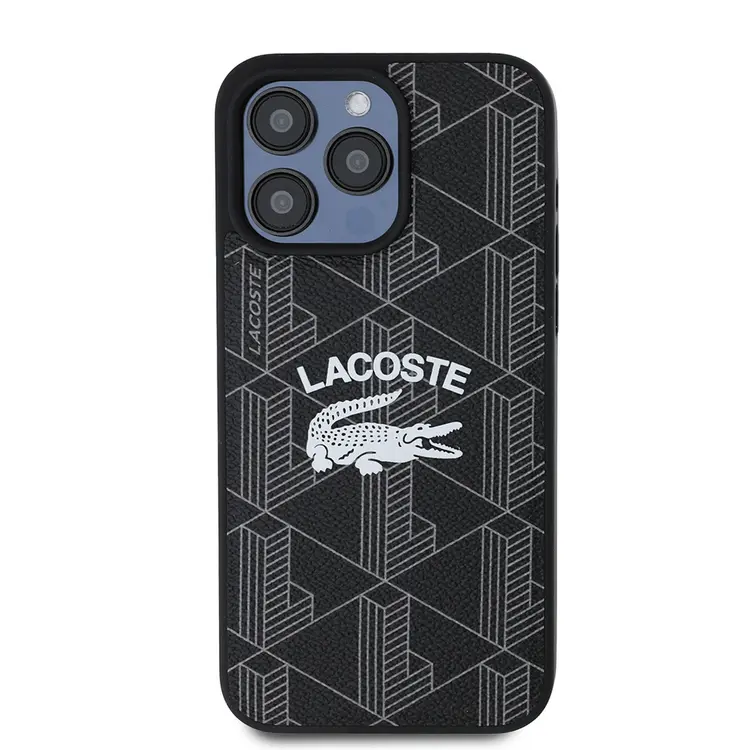 iPhone 15 Pro Max MagSafe Uyumlu Kılıf - Lacoste Mono Vintage Logo